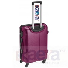 OkaeYa Safari Thorium Polycarbonate 66 cms Purple Hardsided Suitcase (Thorium-Stubble-Magenta-Purple-65-4WH) (color may vary)